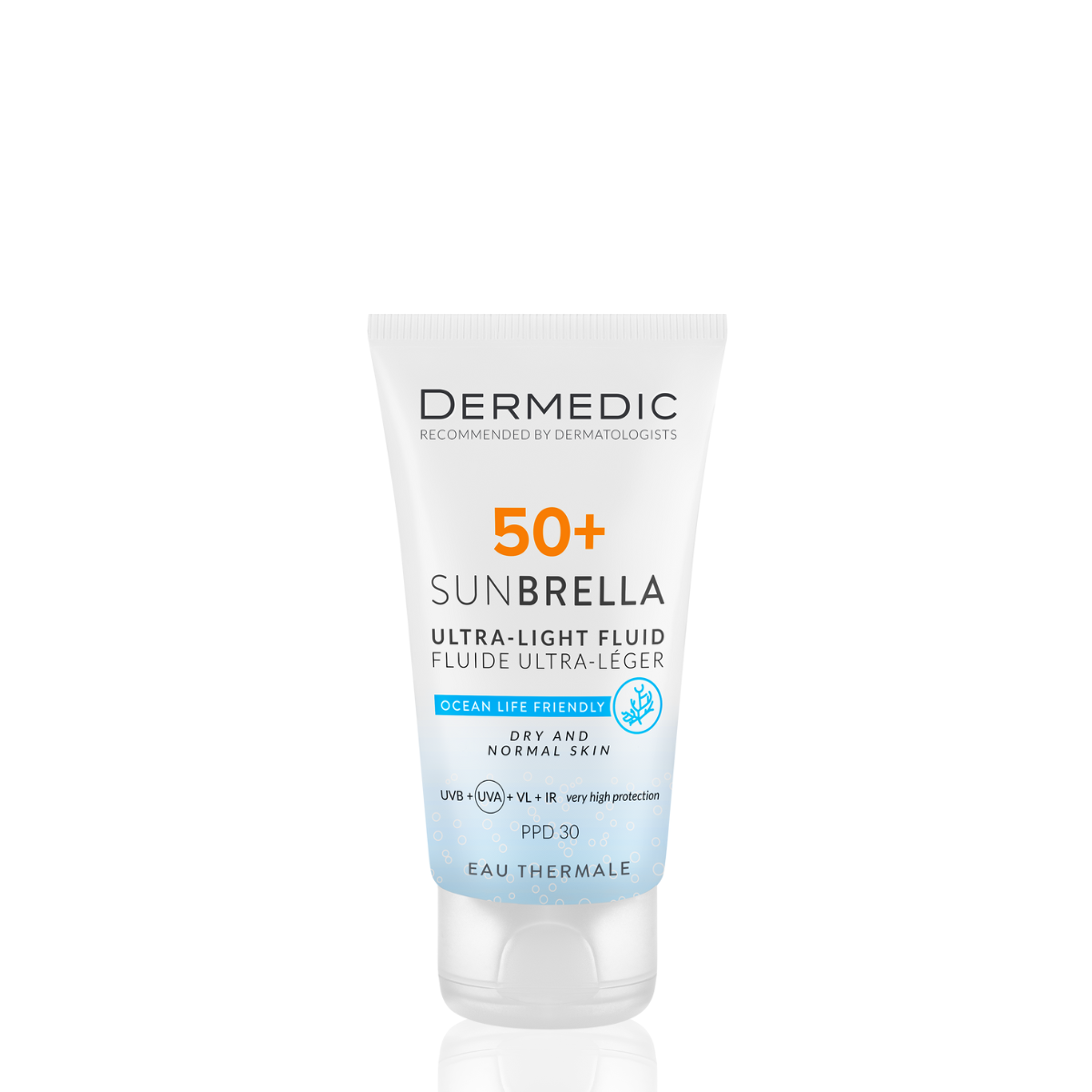 ULTRA-LIGHT SPF 50+ FLUID DRY AND NORMAL SKIN