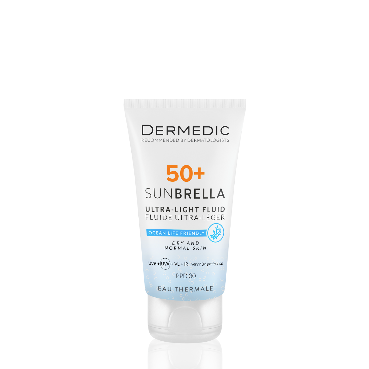ULTRA-LIGHT SPF 50+ FLUID DRY AND NORMAL SKIN