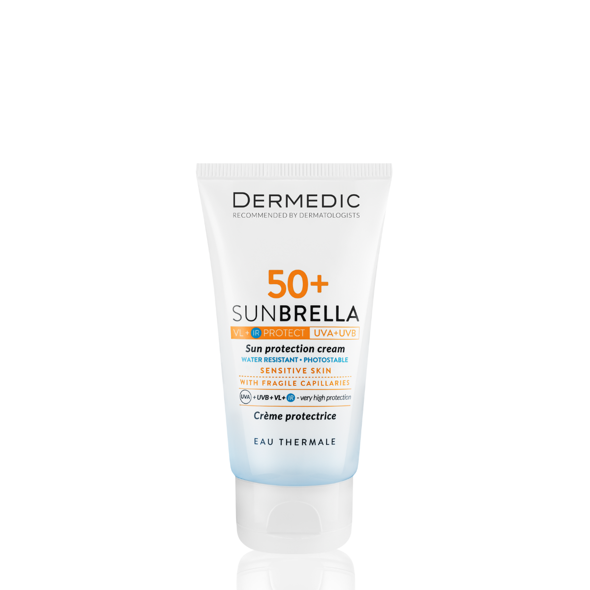 SUN PROTECTION CREAM SPF 50+ SENSITIVE SKIN with fragile Capillaries